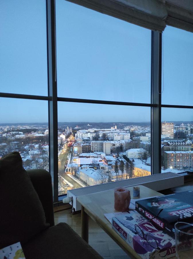 Luxury Apartment In Skyscraper วิลนีอุส ภายนอก รูปภาพ